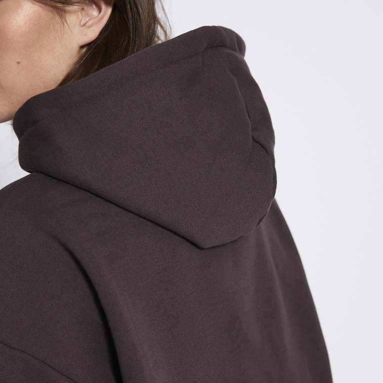 Heavy hoodie "Hilma" Brown